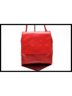 Chanel Jumbo CC Logo Leather Shoulder Bag